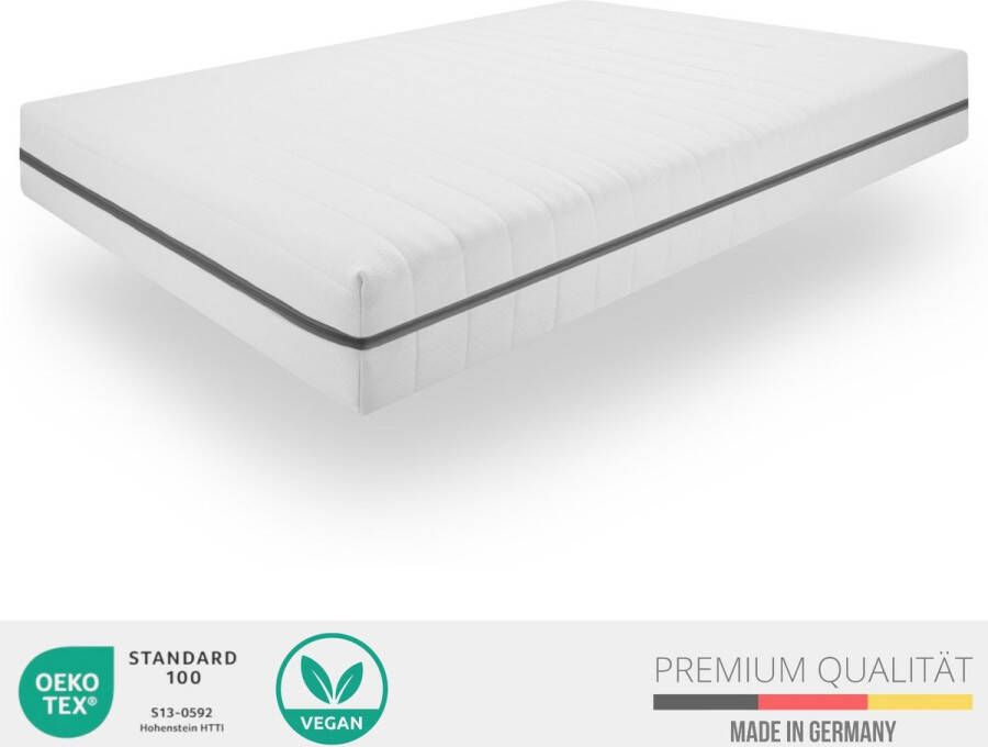 Sleepneo Koudschuim matras 90x200 orthopedisch matras 7 zones hardheid gemiddeld comfortabel matras ademend 15cm- Eenpersoonsmatrassen 90x200 - Foto 2