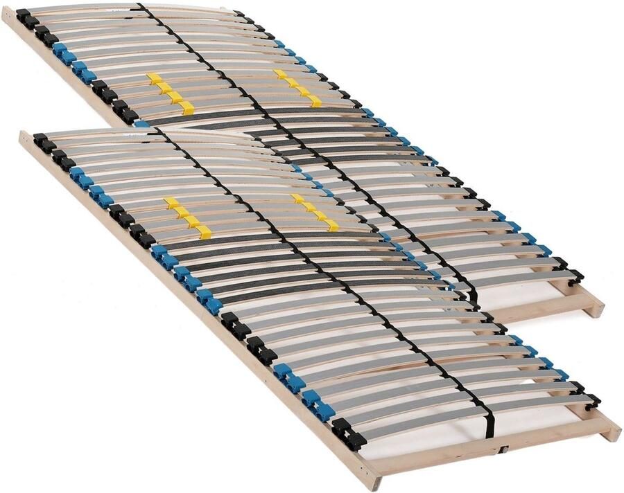 Sleepneo Lattenbodem 180x200 cm 28 latten 7-zone Draagvermogen ca. 140 kg Berkenmultiplex Zelfmontage