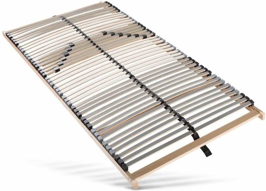 Sleepneo lattenbodem 90 x 200 cm 42 latten bedbodem 100x200 hout 7 zones tot 150Kg eenpersoonsbed