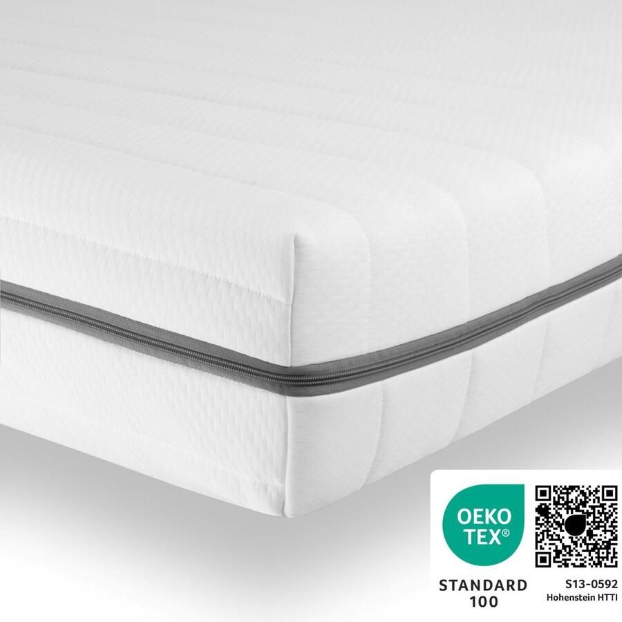 Sleepneo matras 160x200 15 cm dik H2 H3 duo hardheid koudschuim gemiddeld