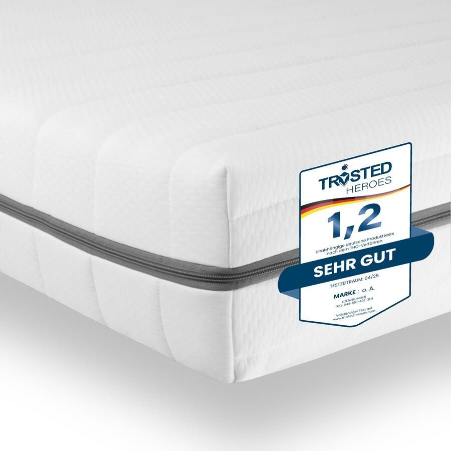 Sleepneo matras 180x200 7 zones afneembare tijk koudschuim matras 15cm dik gemiddeld