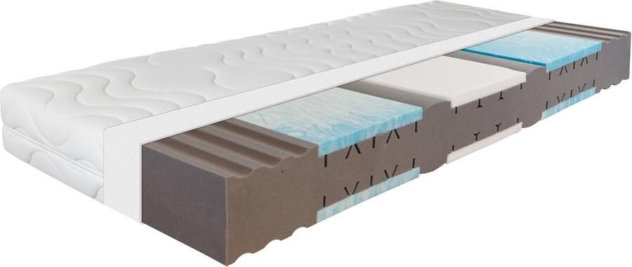 Sleepneo Ortho Dynamic matras 90 x 200 cm hoogte 19cm 7 zones gelmatras stevig