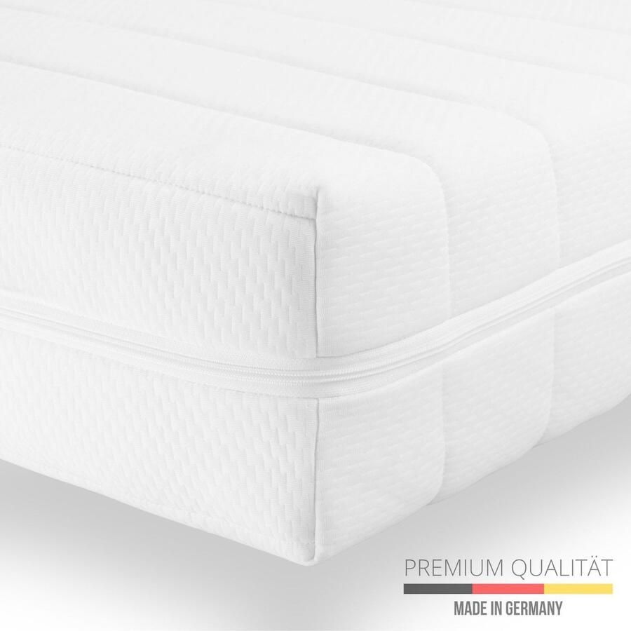 Sleepneo Ergonomische matras 160x200 cm koudschuim matras 7 zones 2 hardheden matras zacht Hoogte 15cm- Tweepersoonsmatrassen 160x200