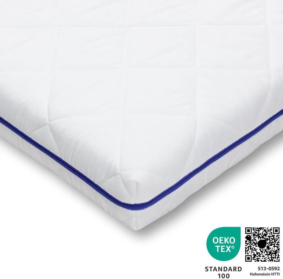 Sleepneo Topper 140x200 gel topmatras gemaakt in Duitsland 8cm dikke topdekmatras topper matras gemaakt van gel schuim matrasbeschermer OEKO-TEX STANDARD 100 gecertificeerd zacht - Foto 2