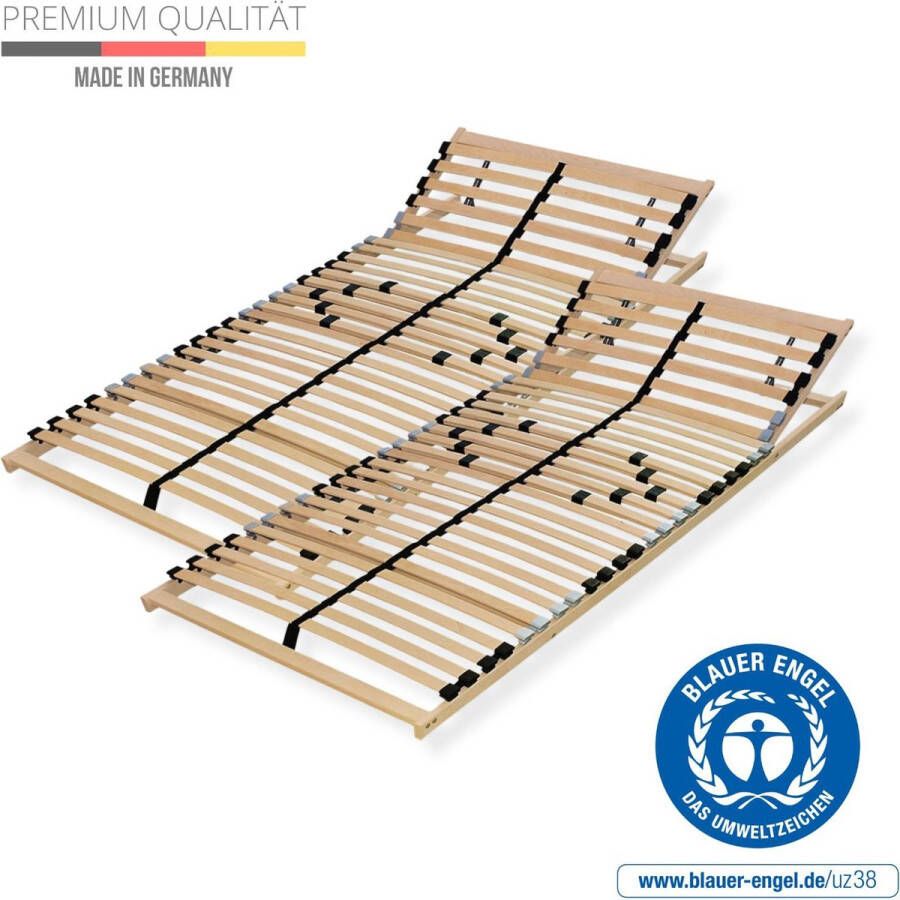 Sleepneo Lattenbodem 200x200 cm met verstelbaar hoofdbord bedbodem - Foto 2