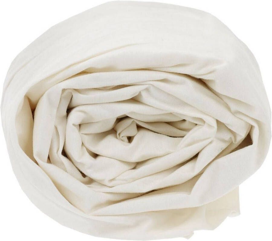 Sleepnight hoeslaken extra hoog Katoen (hoekhoogte 38 cm ) Ecru ivoire B 160 x L 200 cm Lits-jumeaux Geschikt voor Standaard Matras Boxspring Matras + Topper Waterbed 734136-B 160 x L 200 cm - Foto 2