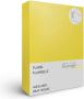 Sleepnight Hoeslaken Flanel (hoekhoogte 25 cm ) Geel jaune B 90 x L 200 cm 1-persoons Geschikt voor Standaard Matras 600191-B 90 x L 200 cm - Thumbnail 1