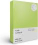 Sleepnight Hoeslaken Flanel (hoekhoogte 25 cm ) Groen lime B 160 x L 200 cm Lits-jumeaux Geschikt voor Standaard Matras 863559-B 160 x L 200 cm - Thumbnail 1