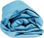Sleepnight Hoeslaken Flanel (hoekhoogte 25 cm ) Turkoois turquoise B 140 x L 200 cm 2-persoons Geschikt voor Standaard Matras 863562-B 140 x L 200 cm - Thumbnail 2