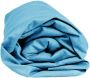 Sleepnight Hoeslaken Flanel (hoekhoogte 25 cm ) Turkoois turquoise B 90 x L 200 cm 1-persoons Geschikt voor Standaard Matras 863561-B 90 x L 200 cm - Thumbnail 2