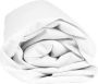 Sleepnight Hoeslaken Flanel (hoekhoogte 25 cm ) Wit blanc B 140 x L 220 cm 2-persoons Geschikt voor Standaard Matras 957638-B 140 x L 220 cm - Thumbnail 2