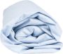 Sleepnight Hoeslaken Katoen (hoekhoogte 25 cm ) Blauw bleu clair B 90 x L 200 cm 1-persoons Geschikt voor Standaard Matras 517129-B 90 x L 200 cm - Thumbnail 1