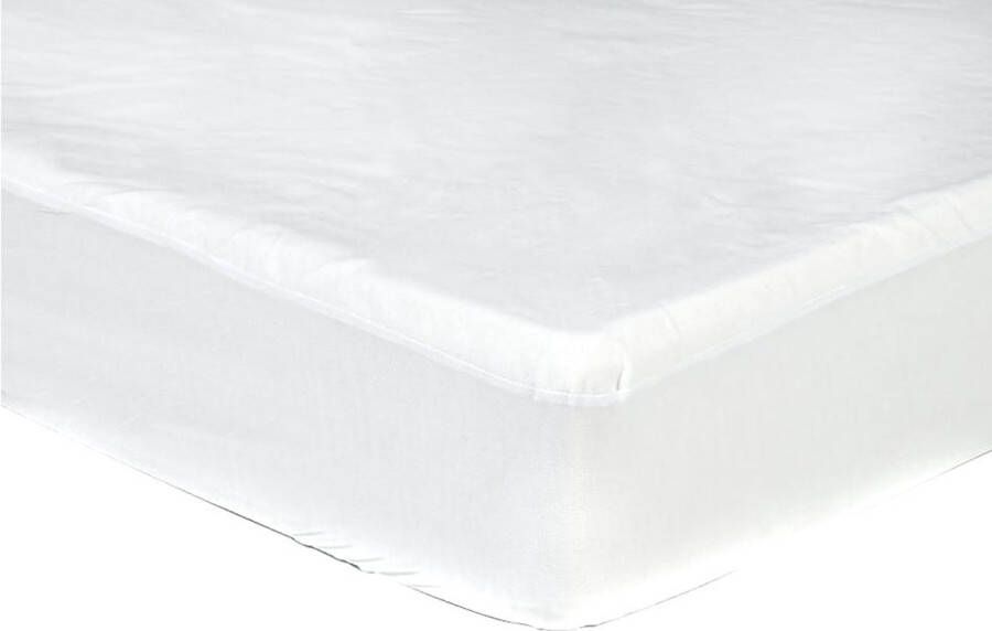 Sleepnight Matrasbeschermer Molton (hoekhoogte 25 cm ) Wit White B 160 x L 200 cm Lits-jumeaux Waterdicht Geschikt voor Standaard Matras 517783-B 160 x L 200 cm