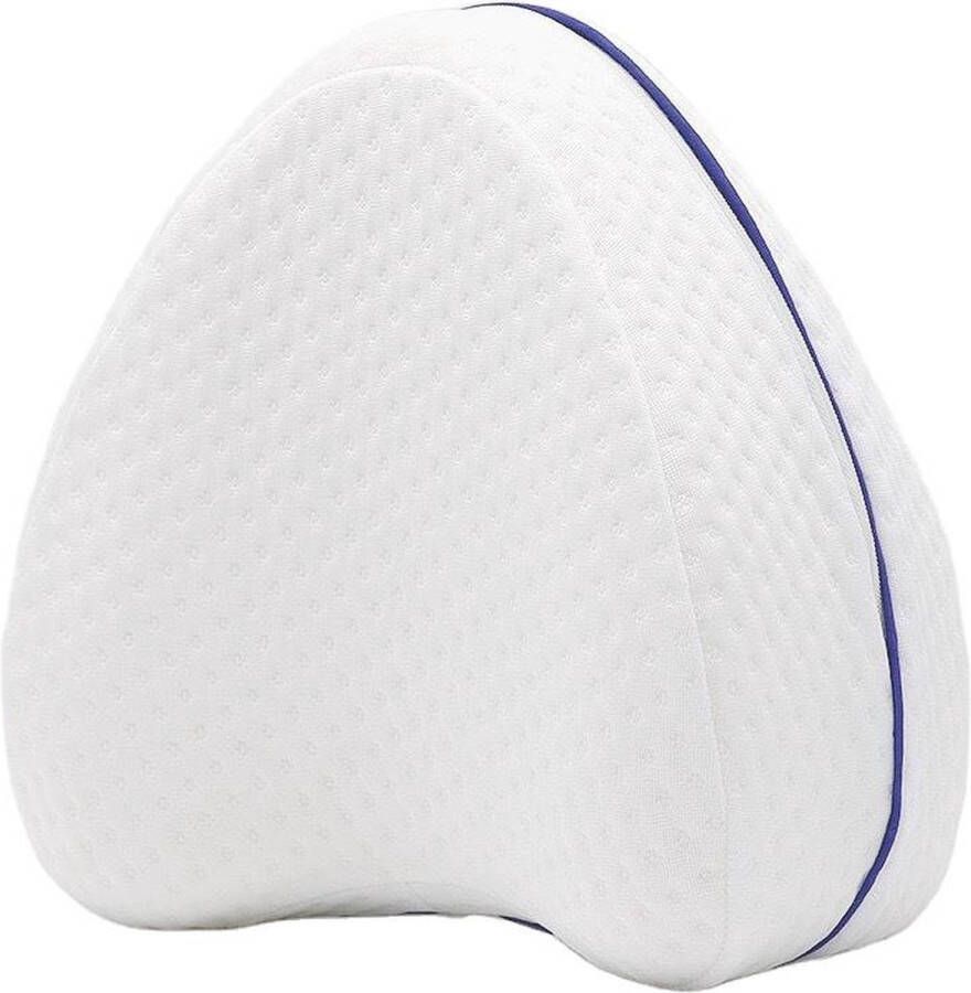 Sleeptight Kniekussen voor in Bed Beenkussen Online Mobilteitsgids Kniekussens Pijnverlichtend Orthopedisch Schootkussen Knie Kussen Zijslapers Rugslaper zijslaper Wit- 25 cm - Foto 2
