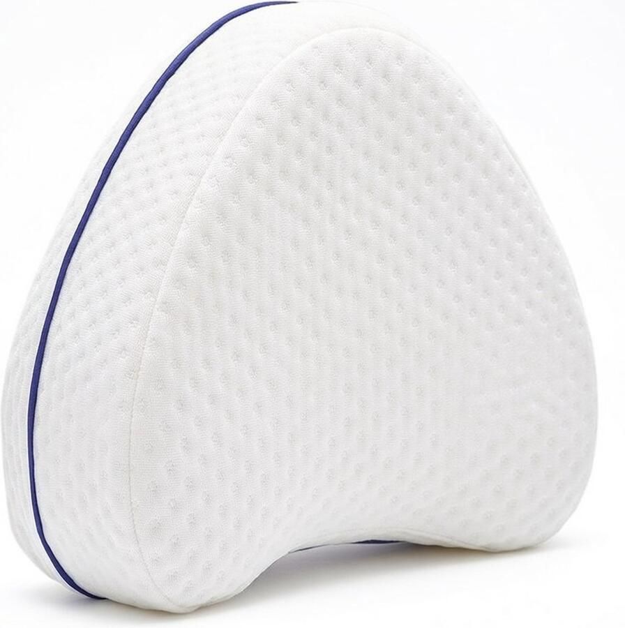 Sleeptight Kniekussen voor in Bed Beenkussen Online Mobilteitsgids Kniekussens Pijnverlichtend Orthopedisch Schootkussen Knie Kussen Zijslapers Rugslaper zijslaper Wit- 25 cm - Foto 2