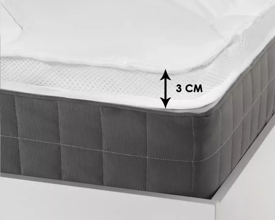 Sleeptime 3D Air Hotel Topper Tweepersoons 140x200 Wit
