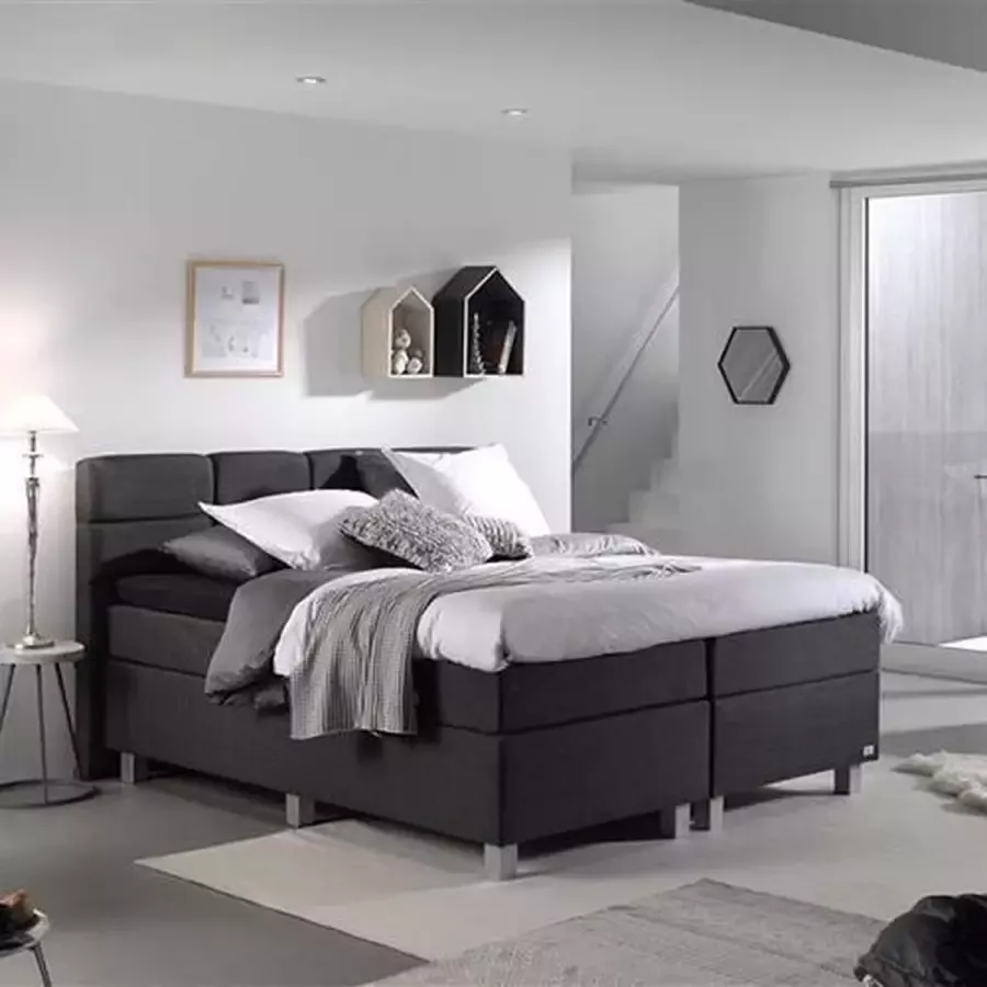 Sleeptime Dreamhouse Gustavo Comfort Boxspring Pocketvering 180x200 Antraciet