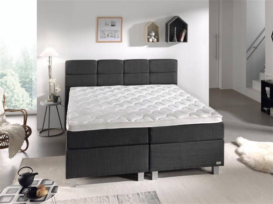 Sleeptime Dreamhouse Gustavo Pocket Boxspring Pocketvering 180x200 Antraciet