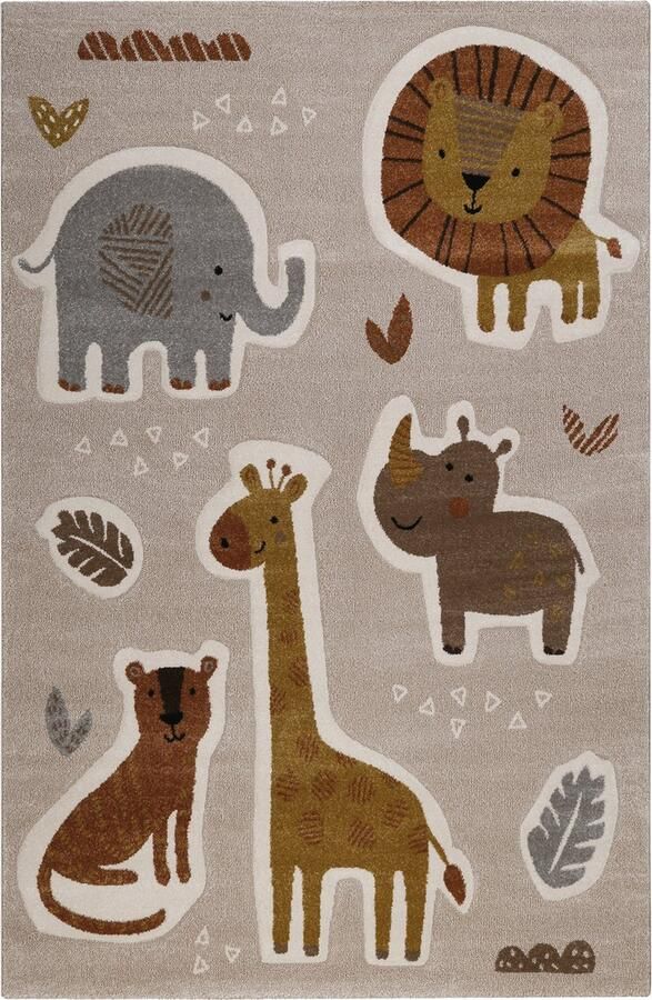 Smart Kids Nala & Friends Kinder vloerkleed zandbeige 160x230