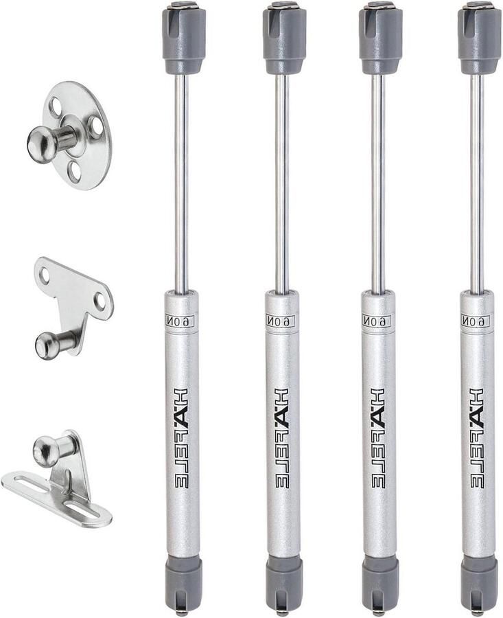 Smoakez Automatische Deksel Stay voor Keukenkast en Kledingkast Zachte Opening Set van 4 Hydraulisch Veergas Pneumatische Ondersteuning