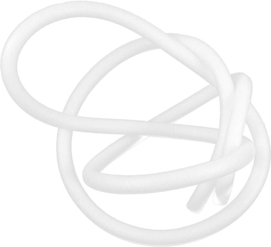 JGS Premium Bankhoes met antislip strepen en schuimrubberen handgrepen Wit Tucker Modulair