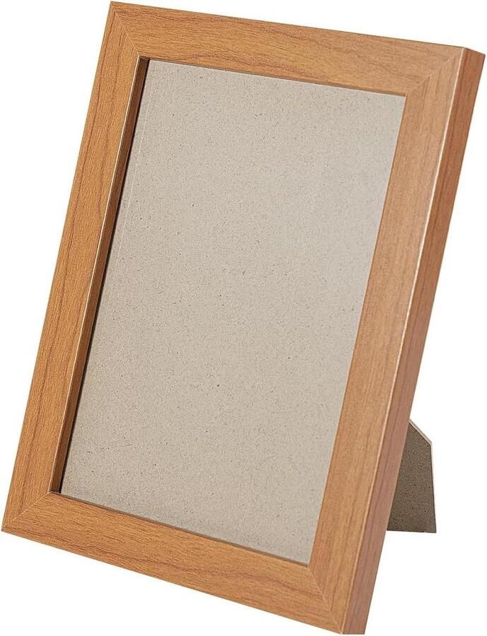 Smoakez Houten A4 Fotolijst voor op Bureau of aan de Wand in Mahoniekleur Geschikt voor Foto's Certificaten en Wanddecoraties