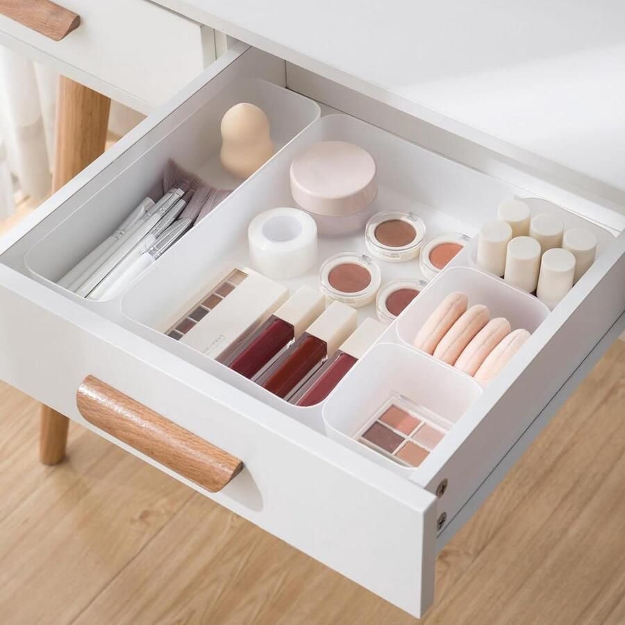 Smoakez Lade Organizer Set van 5 Opbergdozen voor Slaapkamer Dressoir Badkamer en Keuken
