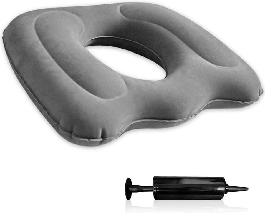 Orthopaedic Hemorrhoids Seat Cushion for Pain Relief with Pump Ergonomic Seat Ring for Office Chair Car Wheelchair Pregnancy Coccyx Bed Sores Post Natal