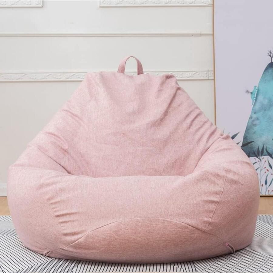 Allecto Premium Zitzak Gaming voor kinderen en tieners Roze zitzakhoes Voor binnen en buiten