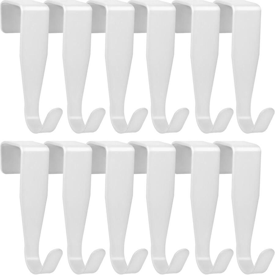 Smoakez Set van 16 kastdeurhaken voor keukenkasten en deurhangers Organizer voor keukenkasten