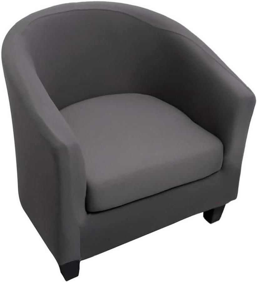 Smoakez Stretch Tub Chair Slipcover 2 stuks Meubelbeschermer voor fauteuil verwijderbaar en wasbaar
