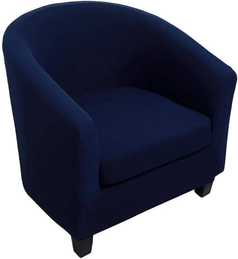 Smoakez Stretch Tub Chair Slipcover 2 stuks Club Sofa Cover Fauteuil stofdicht verwijderbaar wasbaar Meubelbeschermerhoes Bankhoezen café woonkamer Duurzaam materiaal Eenvoudig te bevestigen