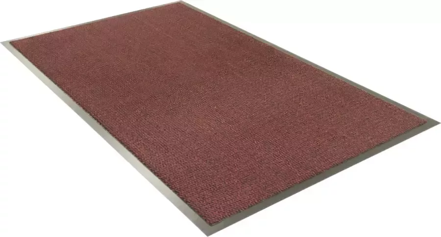 Smophy Home Wash & Clean budget schoonloop vloerkleed mat kleur Chili Red 150 cm x 90 cm