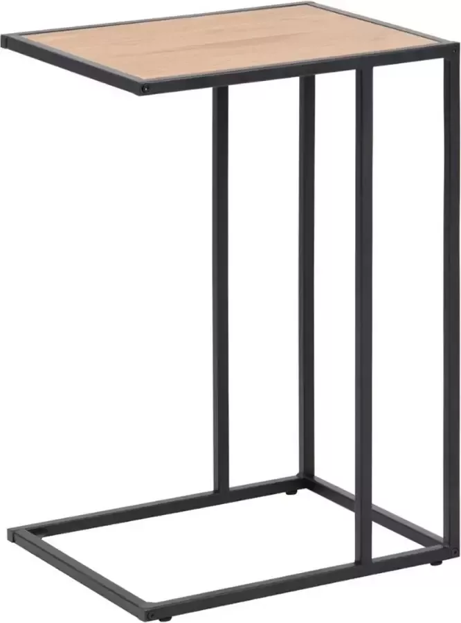 SMUK Bijzettafel Chelsea Eik Zwart