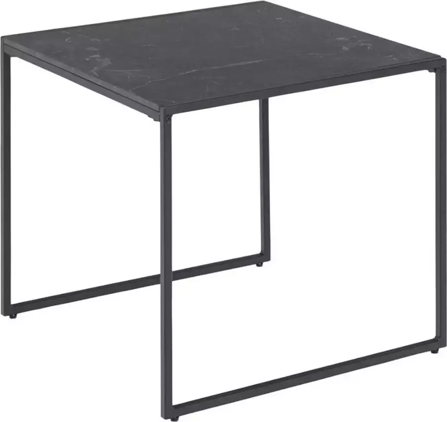 SMUK Bijzettafel Finja Marmer Zwart