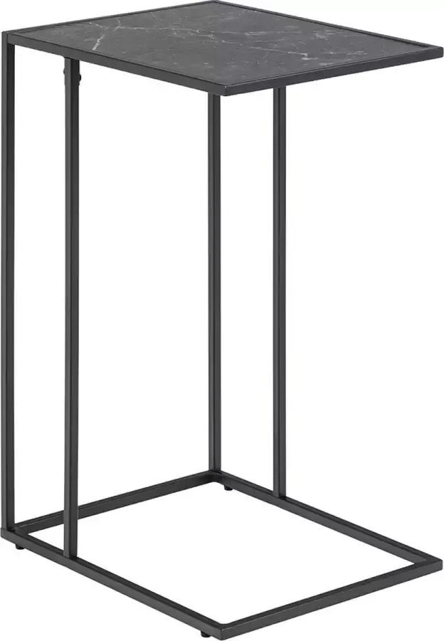 SMUK Bijzettafel U-Vorm Finja Marmer Zwart - Foto 2