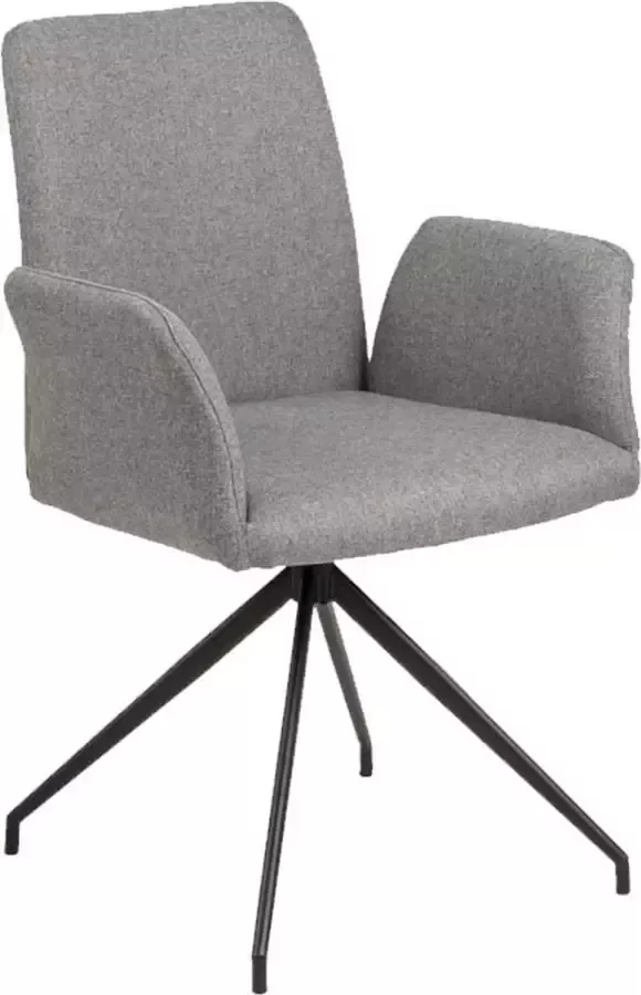 SMUK Eetkamerstoel Draaibaar Nox Licht Grijs