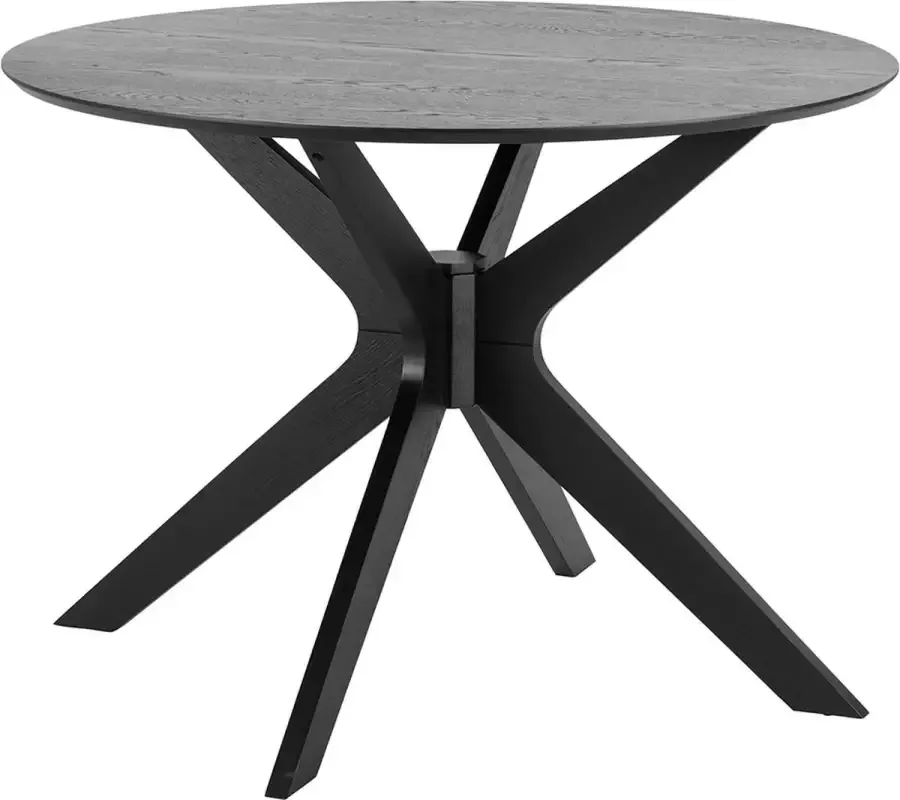 SMUK Eettafel Ø 105 cm Eleanor Zwart