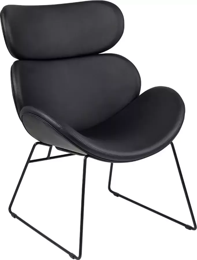 SMUK Fauteuil Rhys Zwart