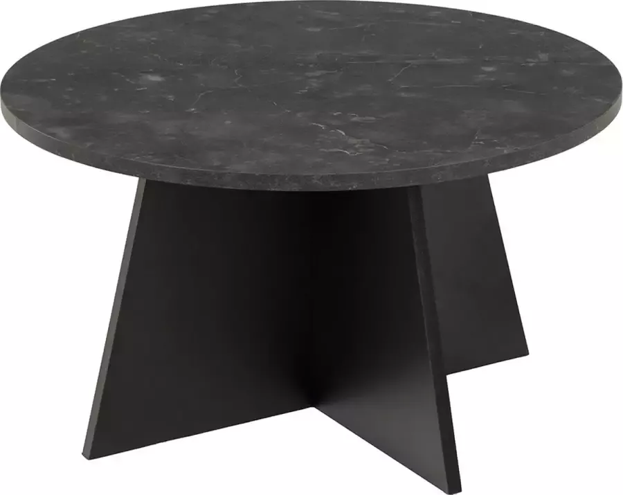 SMUK Salontafel Ø 70 cm Warner Marmer Zwart - Foto 2