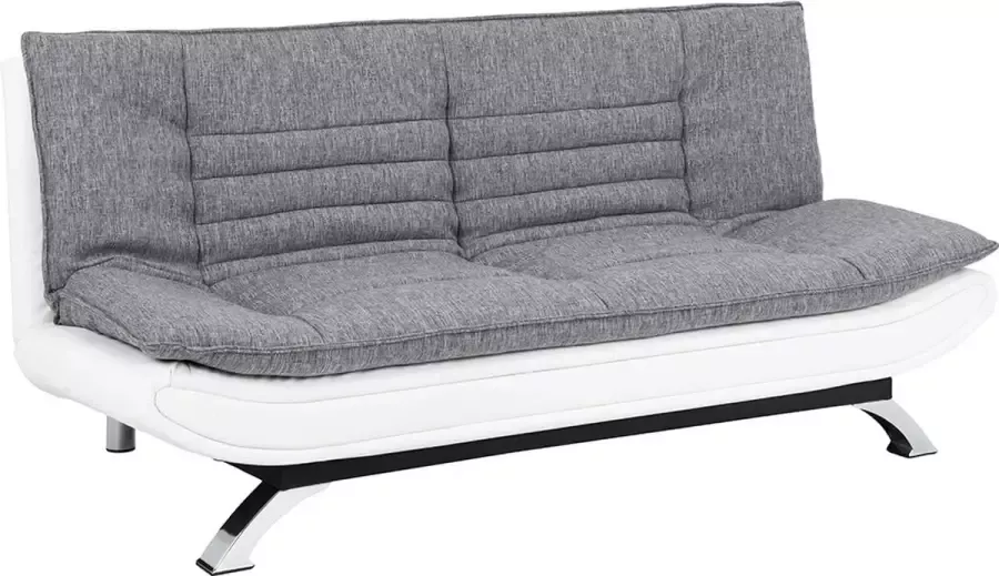 SMUK Slaapbank Aiden Grijs Wit