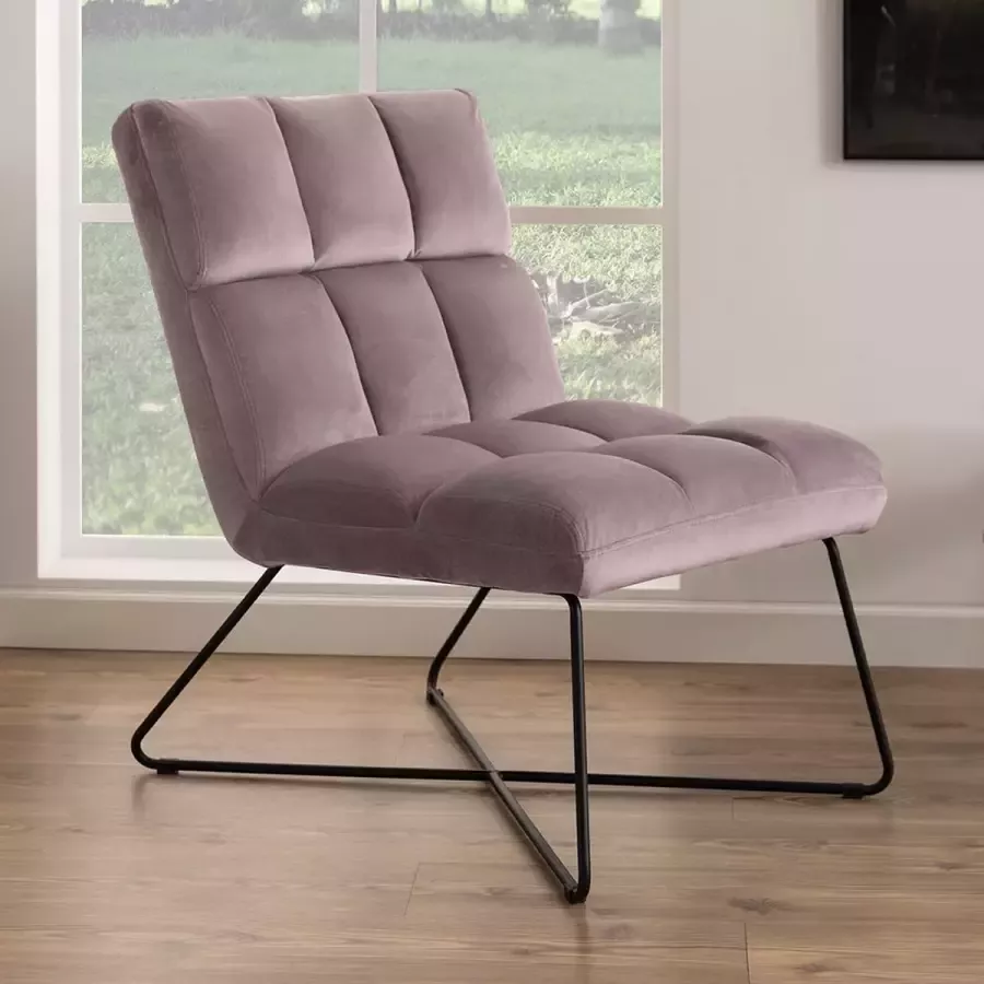 SMUK Velvet Fauteuil Katherine Roze