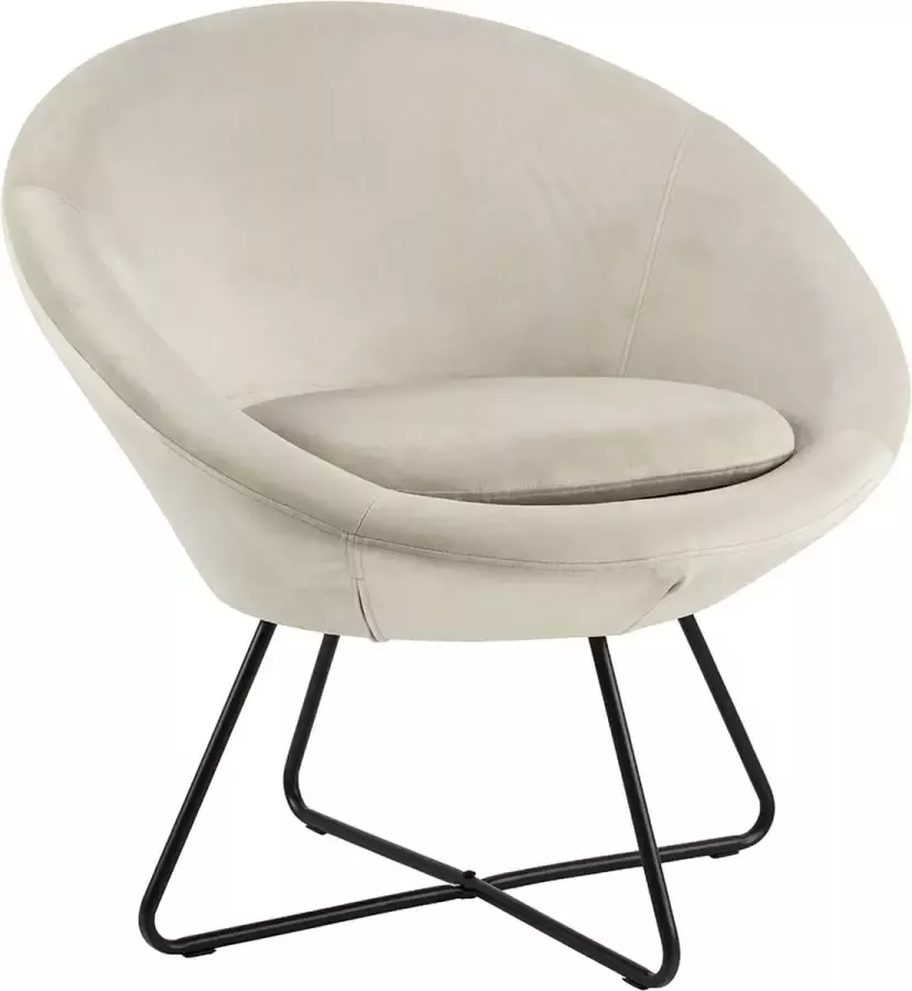 SMUK Velvet Fauteuil Lucena Zand