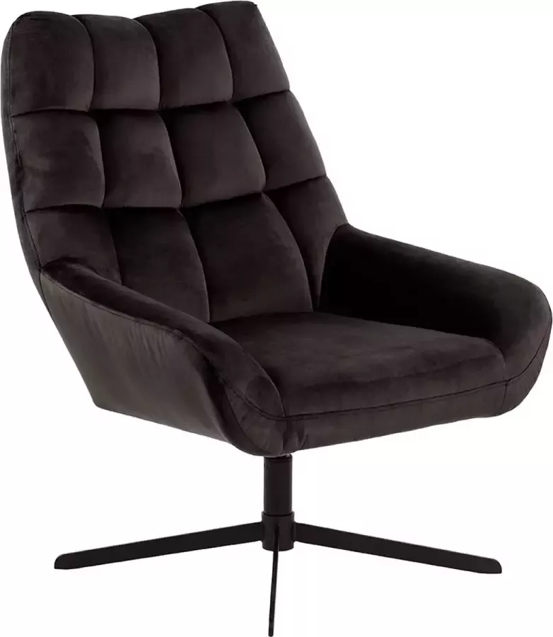 SMUK Velvet Fauteuil Miley Bruin