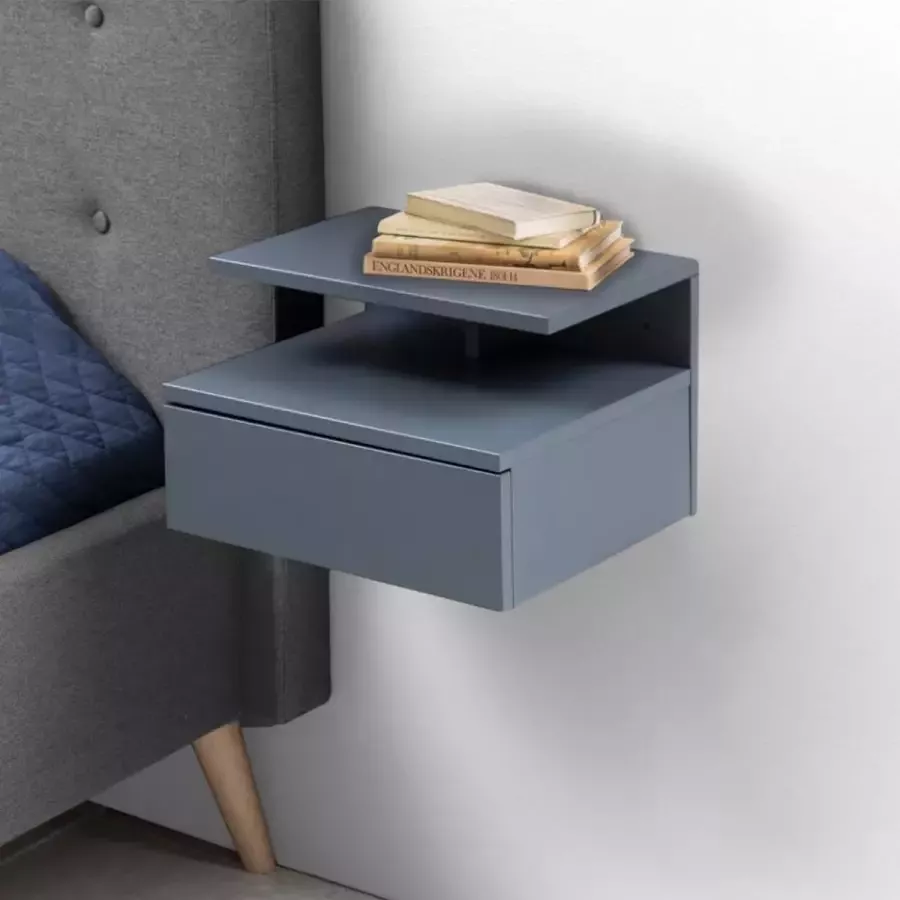 SMUK Zwevend Nachtkastje Aydin Licht Grijs