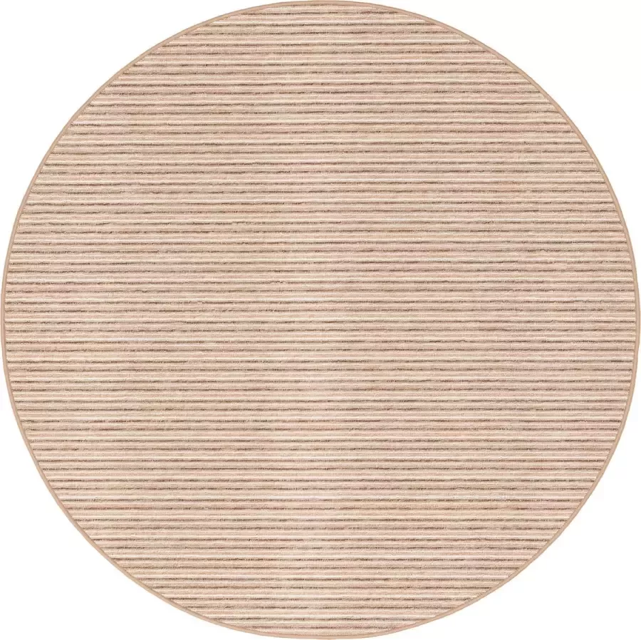 Snapstyle Gestreept Berber vloerkleed Marta rond