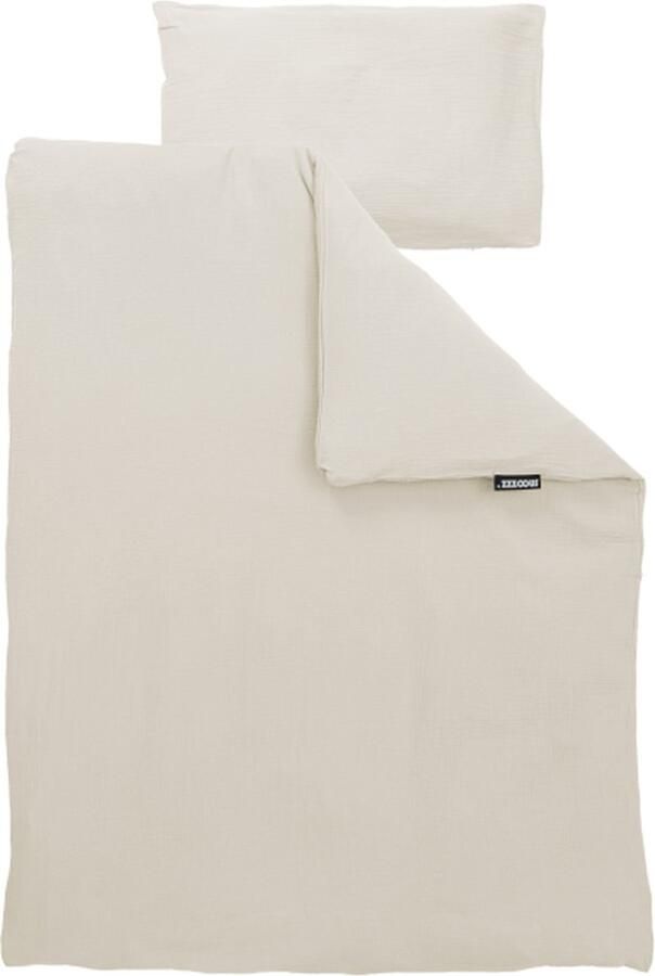 Snoozzz Dekbedovertrek Ledikant 100x135cm 100% Hydrofiel Katoen Champagne