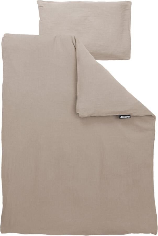 Snoozzz Dekbedovertrek Ledikant 100x135cm 100% Hydrofiel Katoen Sand