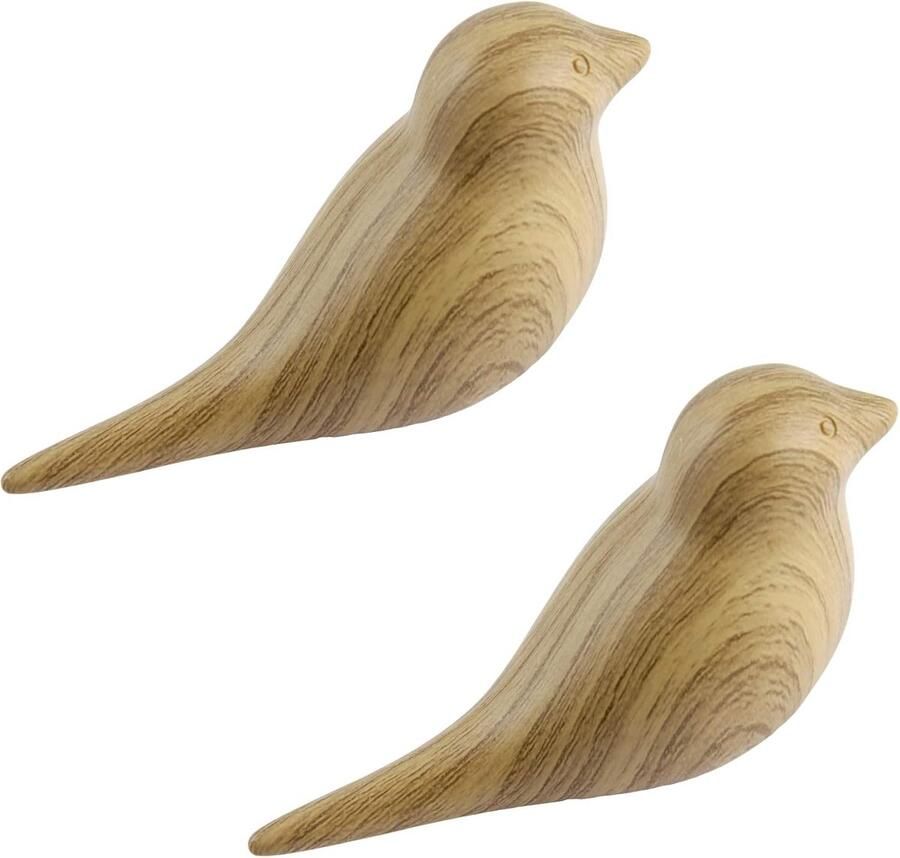 SNQ 2 stuks Aansluiten Vogelvormige kapstokhaken Wandhaken Voor het ophangen van kledinghaken in de hal hoedenhaken kledingrek wandgemonteerde kapstok dieren vogel decoratieve haken
