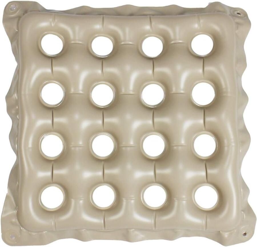 SNQ Opblaasbaar zitkussen Luchtkussen Luchtstoel Kussen Met ventilatiegaten Ideaal voor bureaustoelen en rolstoelen